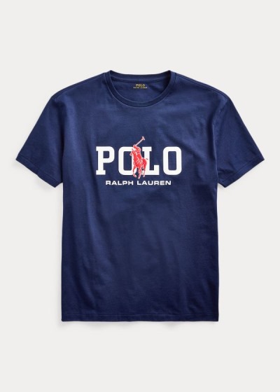 Playeras Polo Ralph Lauren Hombre Azul Marino - Classic Fit Logo - WDABZ6510